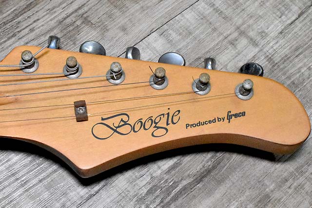 熱い販売グレコ ブギー Boogie Produced by Greco 激レア色 トリノ? フィエスタ? レッド SSH 万能 ストラトキャスター FENDER STRATOCASTER 良音! グレコ