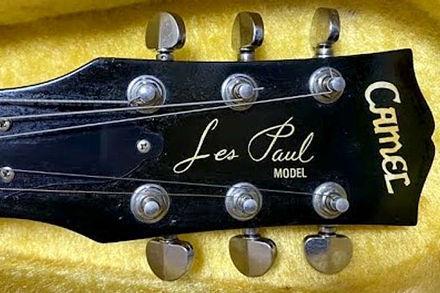 色んなLes Paul MODELのヘッド金文字（シルクスクリーンロゴ）をあつめ